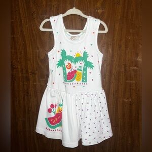 Vintage Geometric Fruits and Shapes Romper